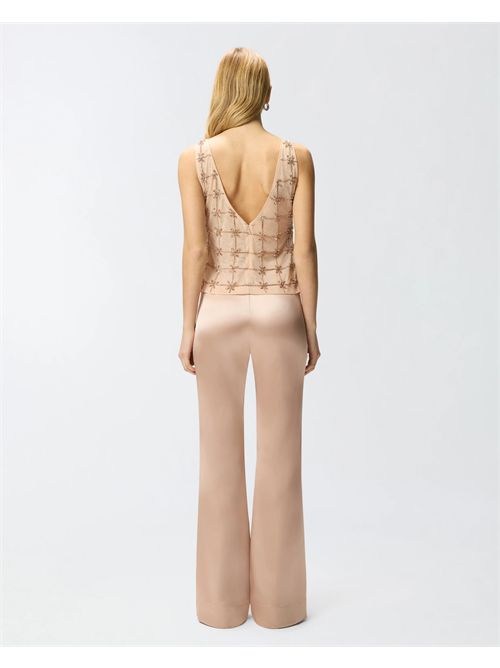 Top smanicato in tulle con cristalli PINKO | 106437A32B/ZN6